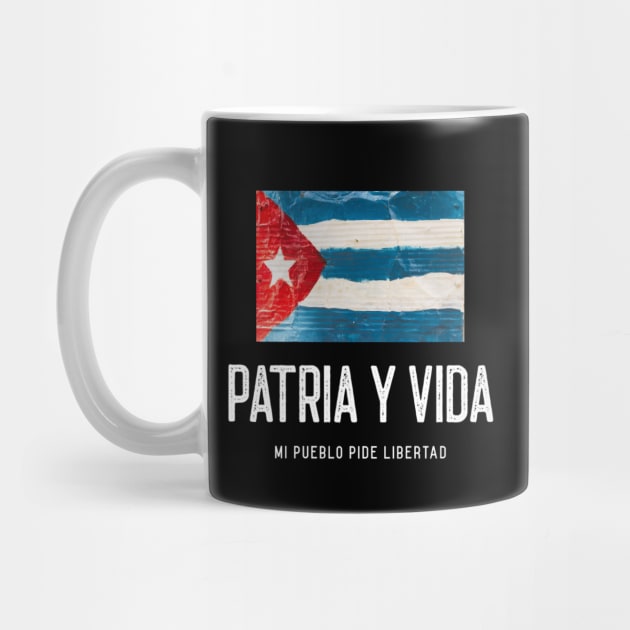 Perfecta para aquellos que apoyan y anhelan una Cuba Libre y Soberana.PATRIA Y VIDA - MI CUBA PIDE LIBERTAD by DesignByAmyPort